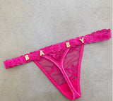 Women's Personalised Thong