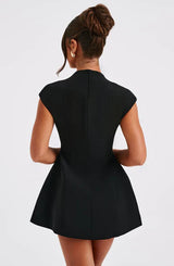 CLASSIC SURI MINI DRESS - BLACK