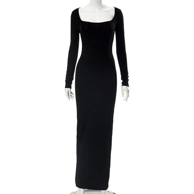 Women's Long Sleeve Maxi Dress